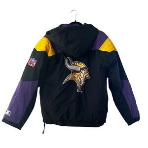 Vintage NFL Pro Line Starter Minnesota Vikings Jacket Coat 90’s Mens Size S